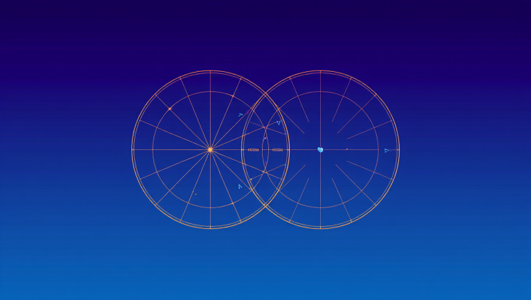 maisons astrologique illustration